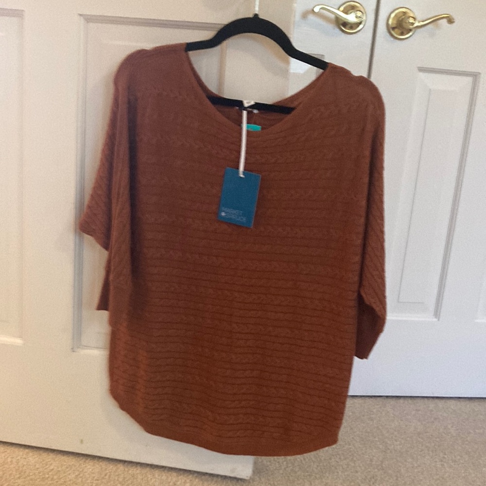 Brown sweater